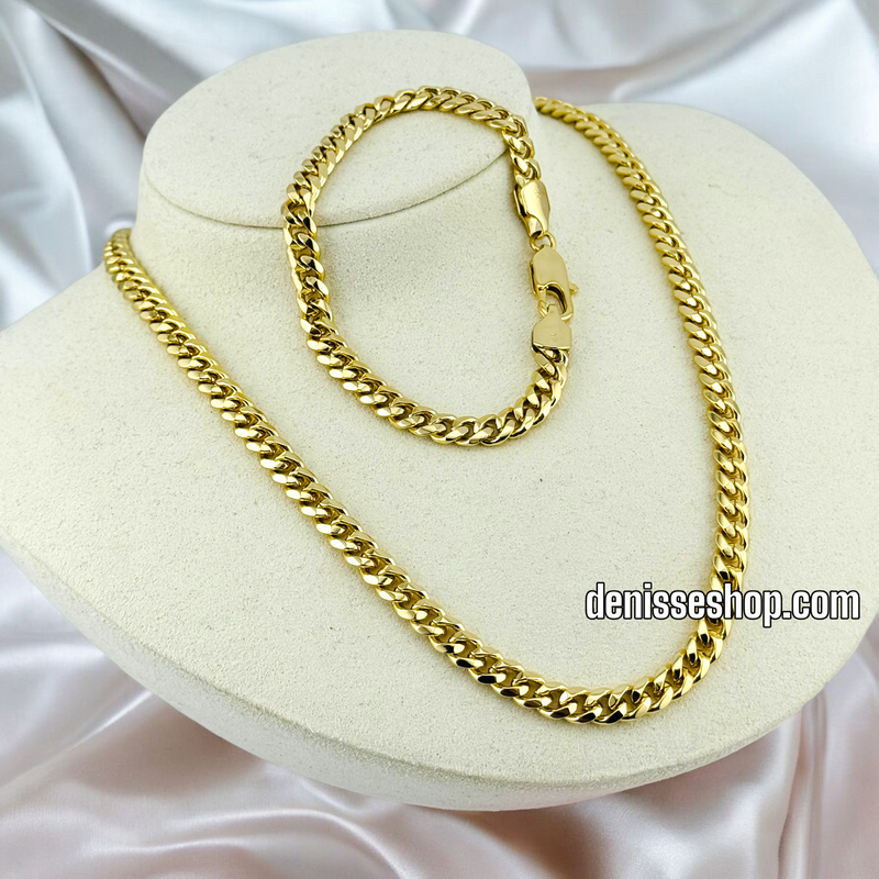 14K GOLD / NECKLACE/ BRACELET SET N67