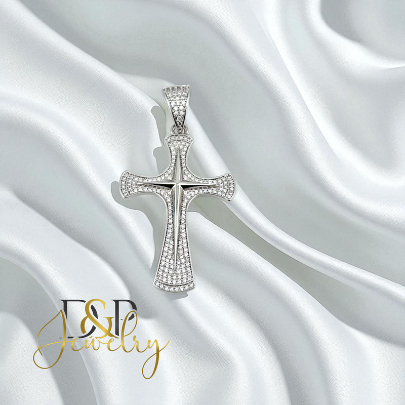 14K SILVER/CROSS PENDANT P903