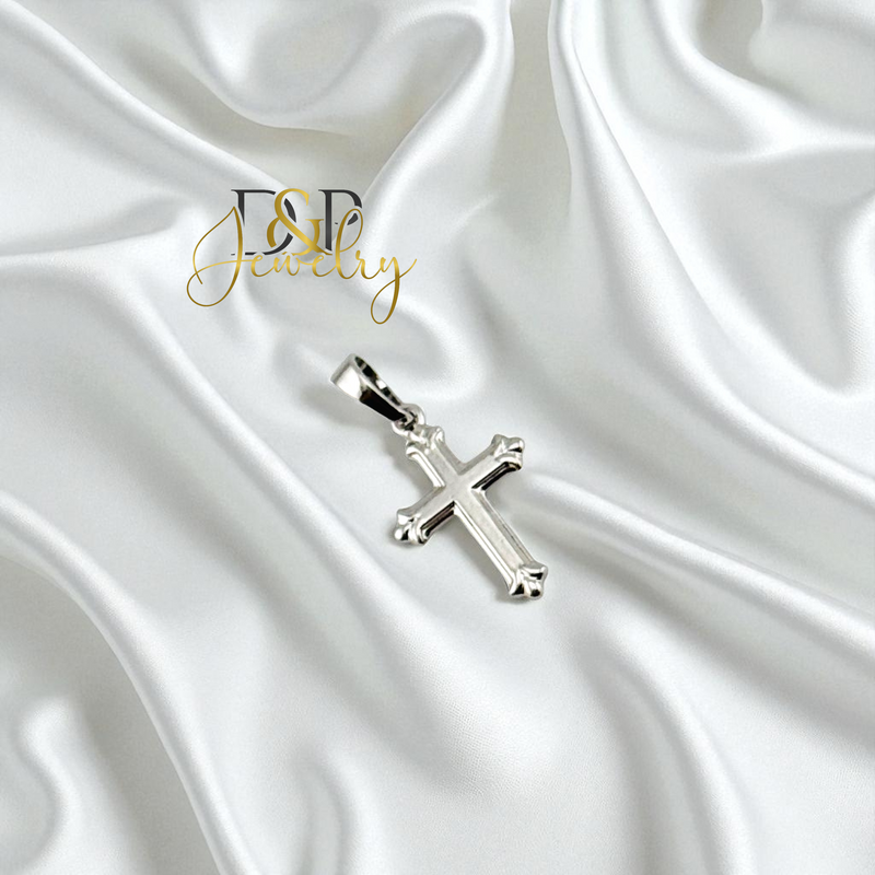 14K SILVER/TINY CROSS PENDANT P907