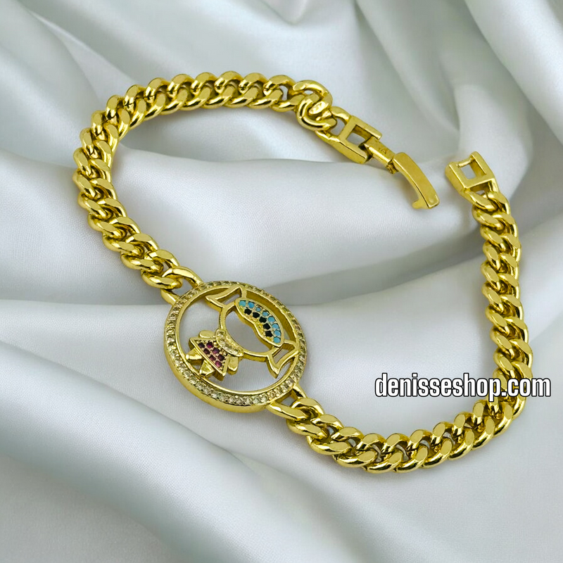 14K GIRL BRACELET BR489