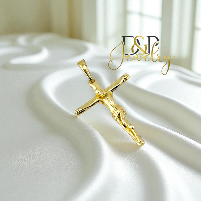 14K SMALL CRUCIFIX PENDANT P872