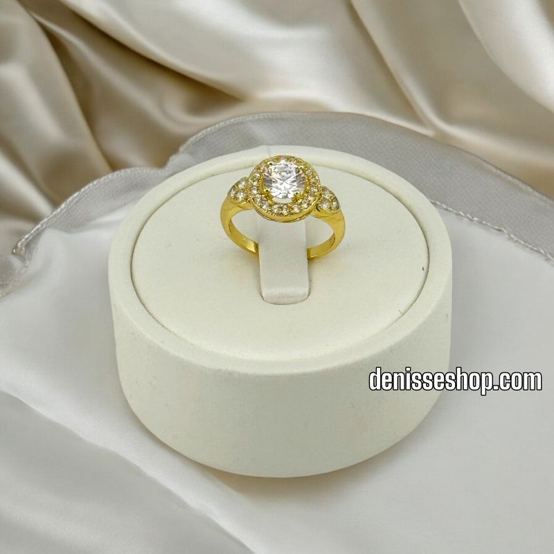 14K WOMEN/GIRL WHITE STONE RING RG281