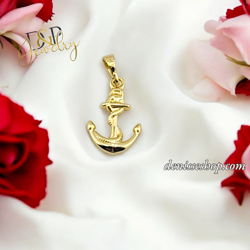 14K ANCHOR BOY SMALL PENDANT P672