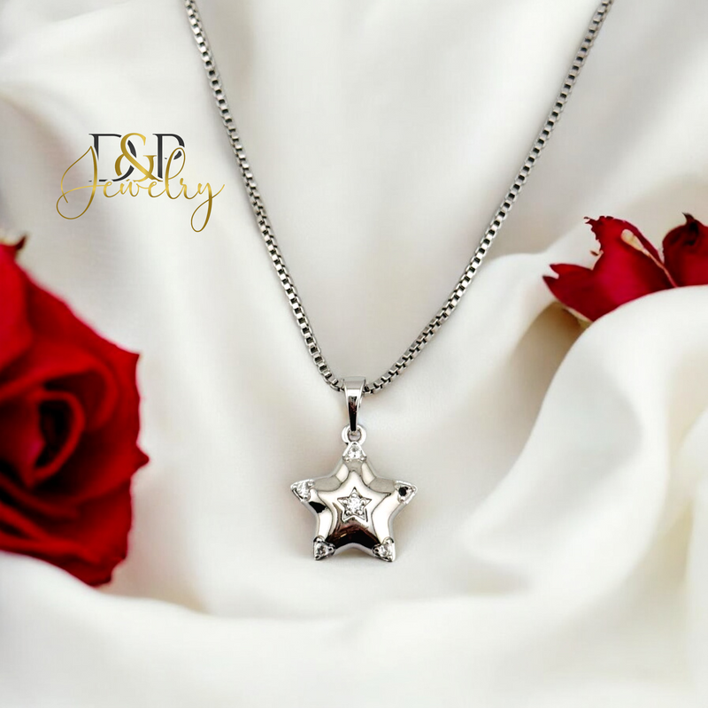 SILVER STAR PENDANT P797