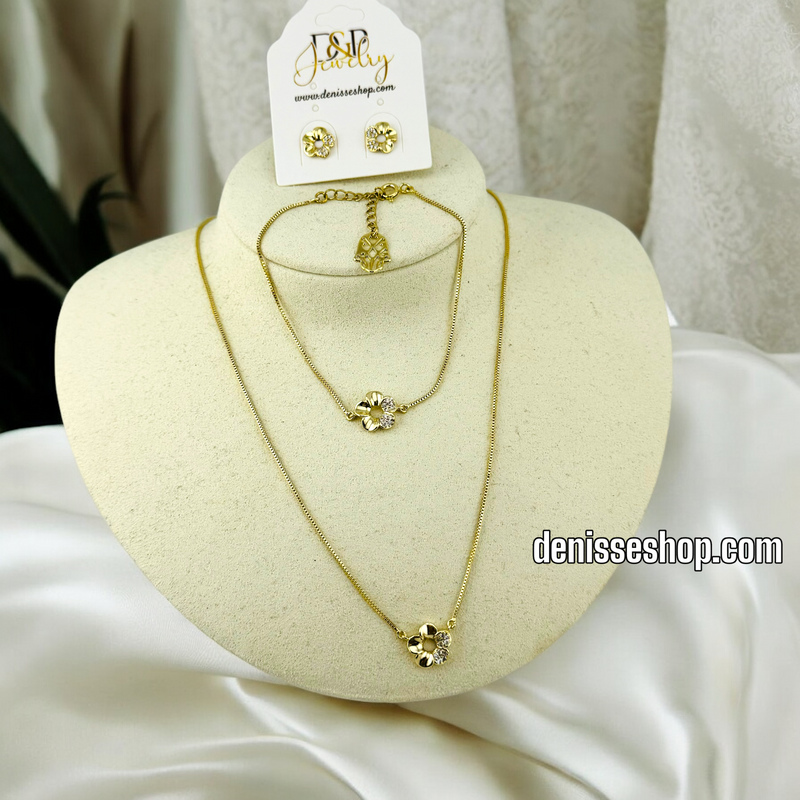 14K WOMAN/ NECKLACE SET N152