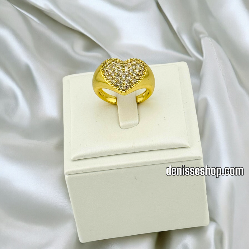 14K HEART RING RG237