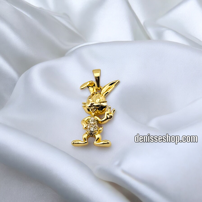 14K WOMEN/GIRL BUNNY PENDANT P662