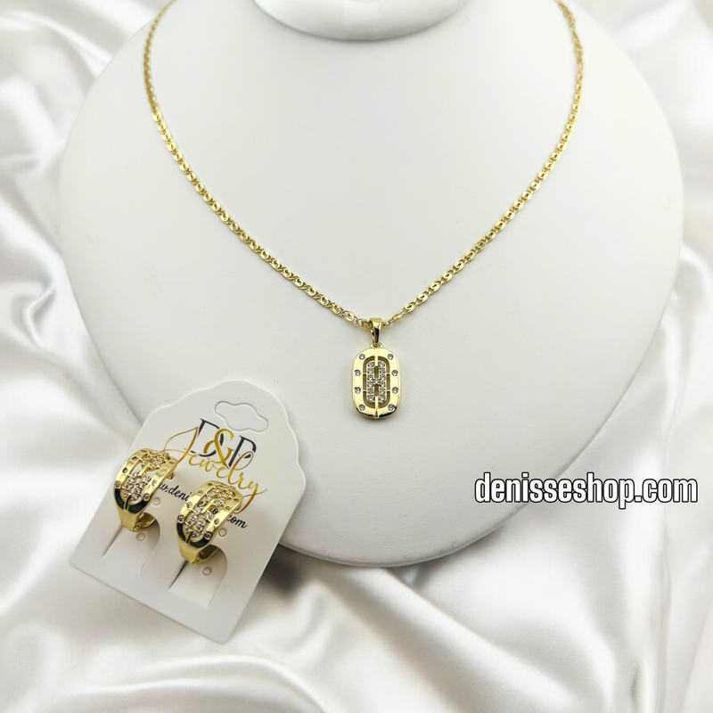 14K DESIGN NECKLACE SET N215