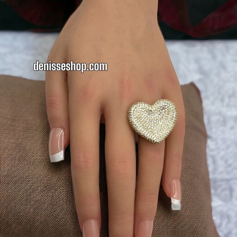 14K Heart Ring RG117