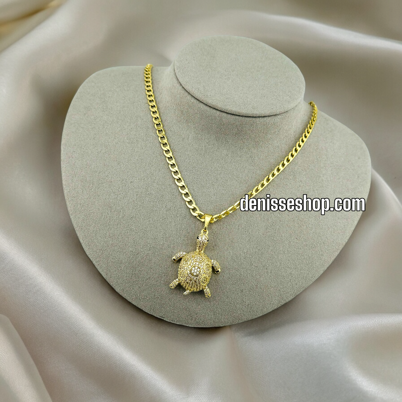 14K TURTLE PENDANT P372