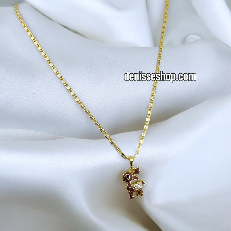 14K BABY DEER  PENDANT P474