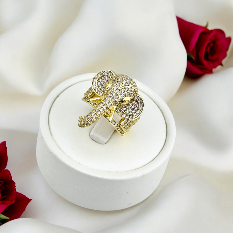 14K WOMEN ELEPHANT RING RG348