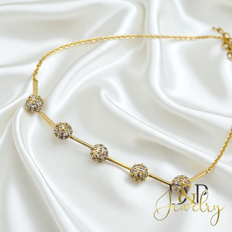 14K DANTY SPHERES BRACELET BR788
