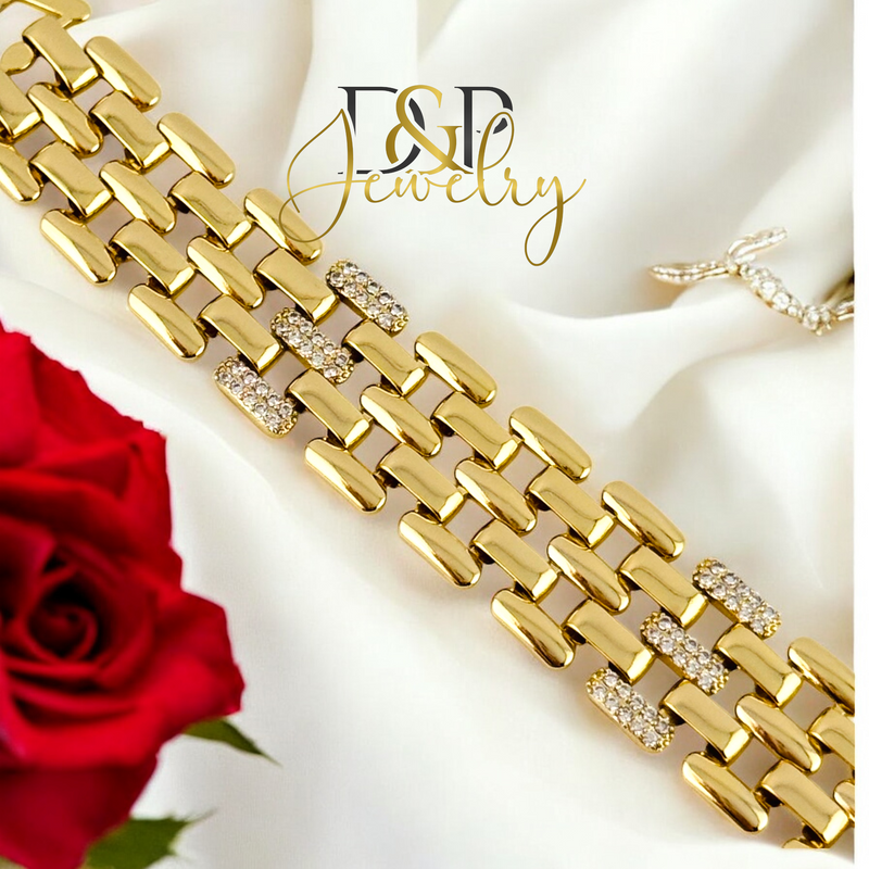 14K FASHION DESIGN MEN BRACELET 8&