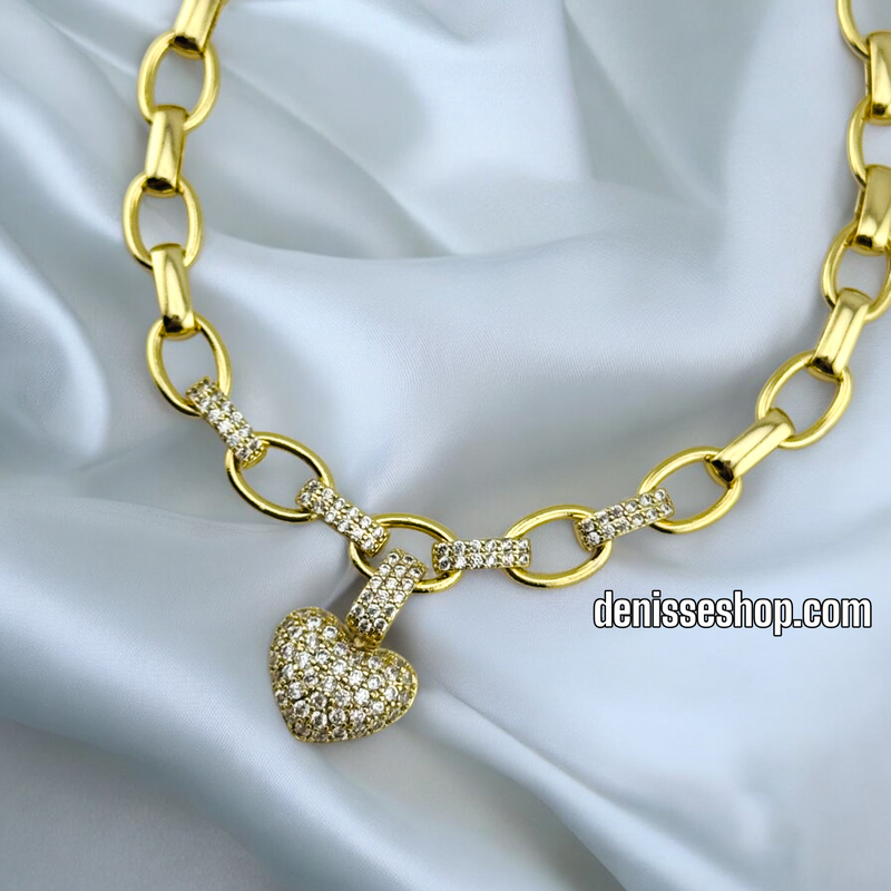 14K /WOMAN CUTE HEART BRACELET BR601