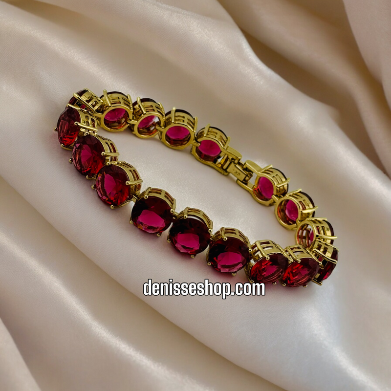 14K RED BRACELET BR382