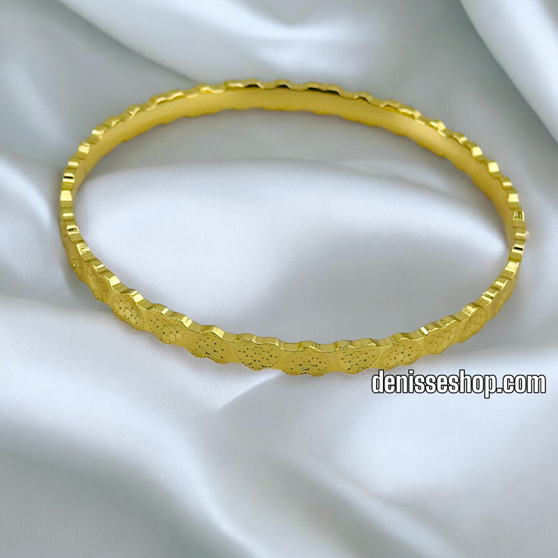 14K BEAUTIFUL GOLD HEARTS BRACELET BR520