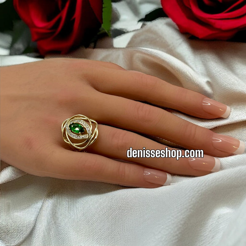 14K GREEN RING RG120