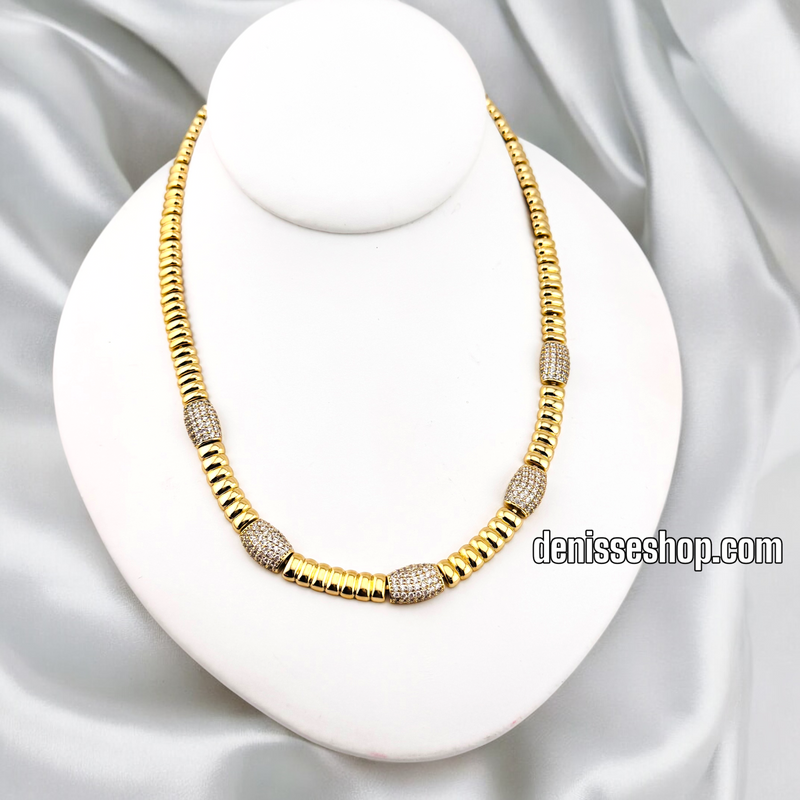 14K FASHION SNAKE NECKLACE  N232