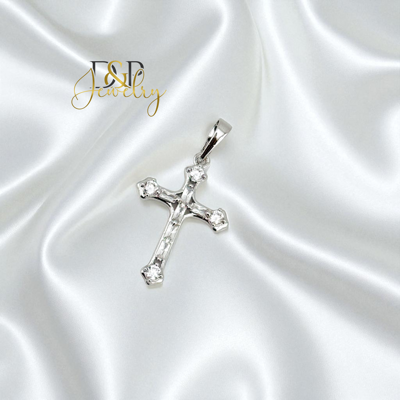 14K SILVER/CROSS PENDANT P913