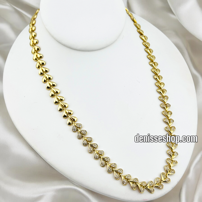 14K ELEGANT NECKLACE N225