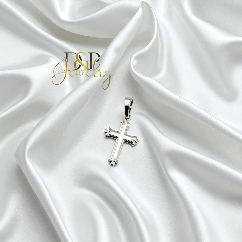 14K SILVER/TINY CROSS PENDANT P907