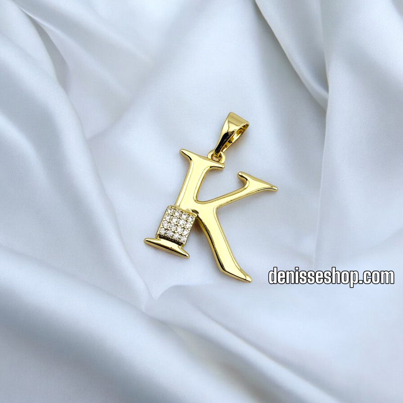 14K FASHION LARGE LETTER PENDANT P645