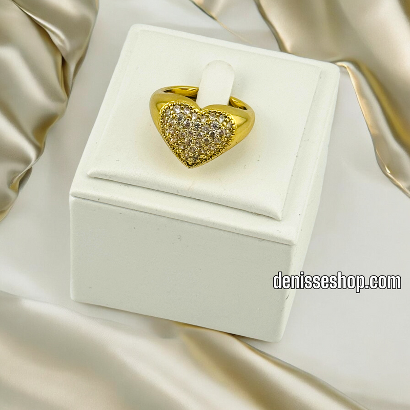 14K HEART RING RG237