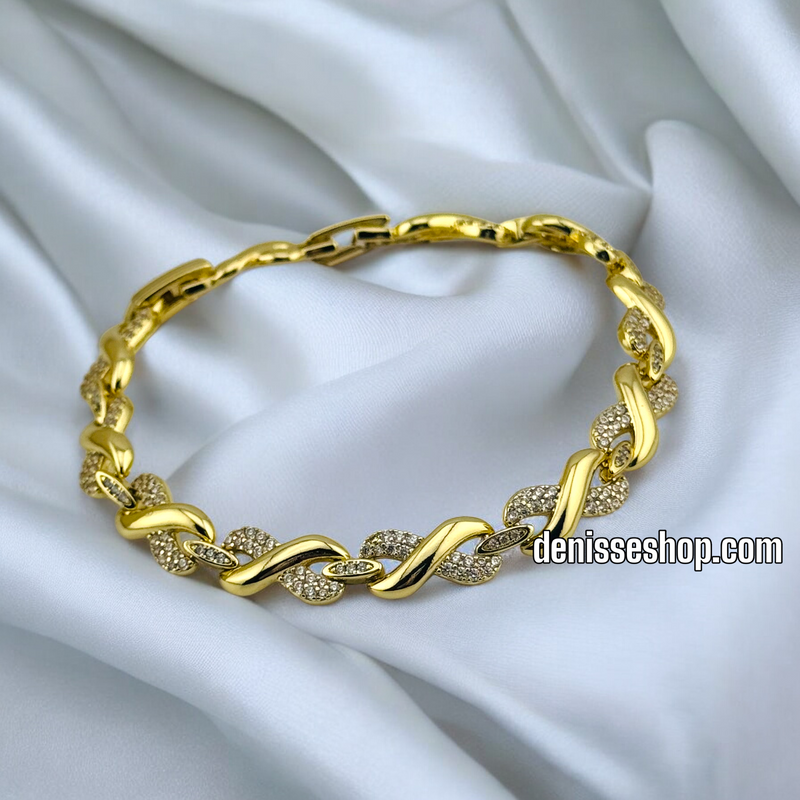 14K WOMEN INFINITY BRACELET BR611