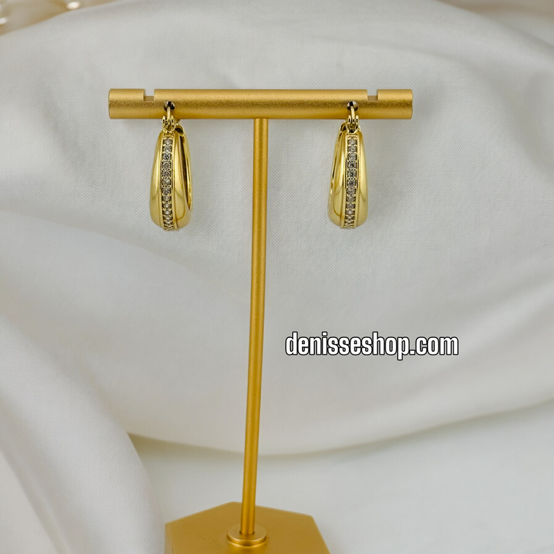 14K GOLD HOOPS HP411