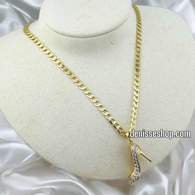 14K WOMAN HEELS FASHION PENDANT P609