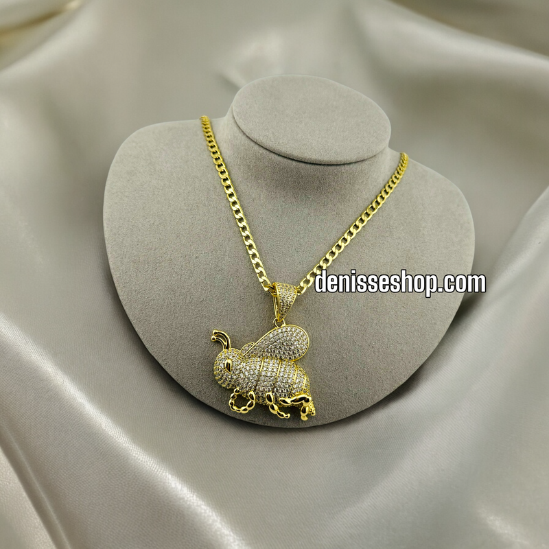 14K BEE PENDANT P373