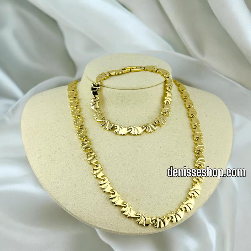 14K ELEPHANT NECKLACE SET N134