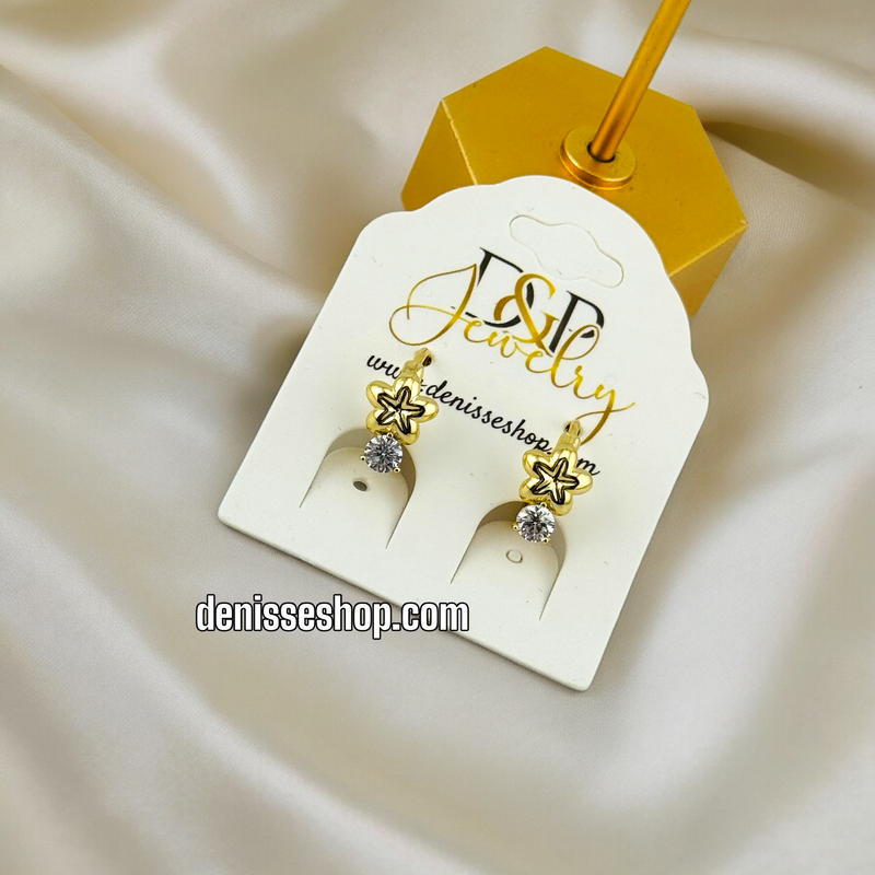 14K FLOWER EARRINGS E514