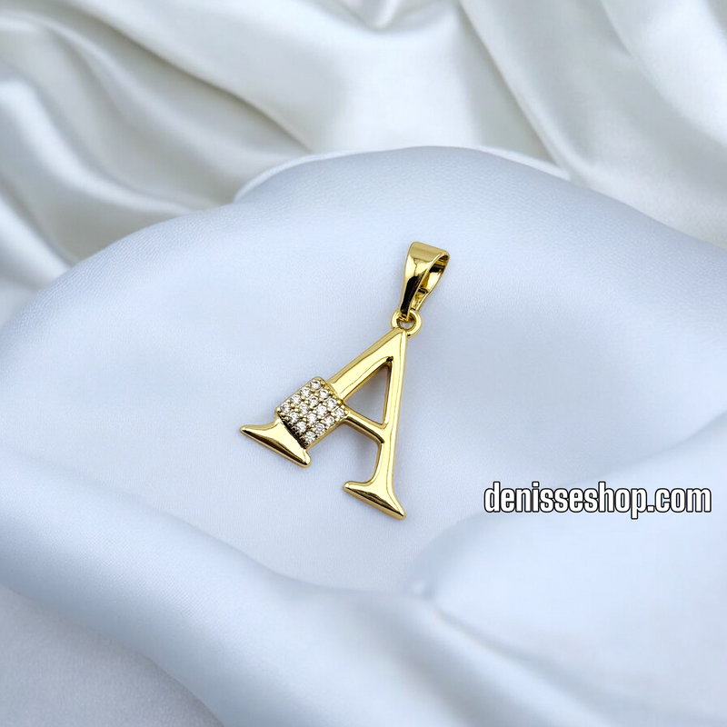 14K FASHION LARGE LETTER PENDANT P645