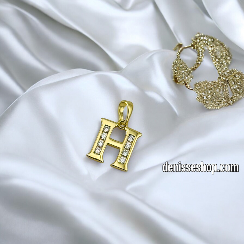 14K FASHION LETTERS PENDANT P505