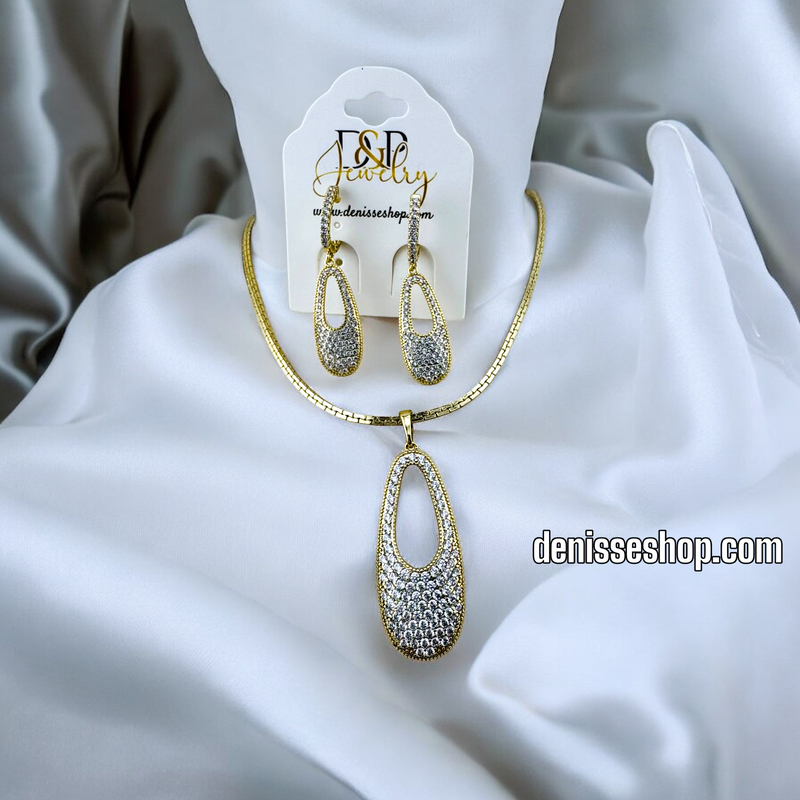 14K WOMAN/ BALLERINA NECKLACE SET N160