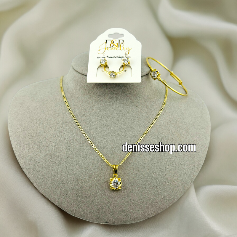 14K GIRL NECKLACE SET