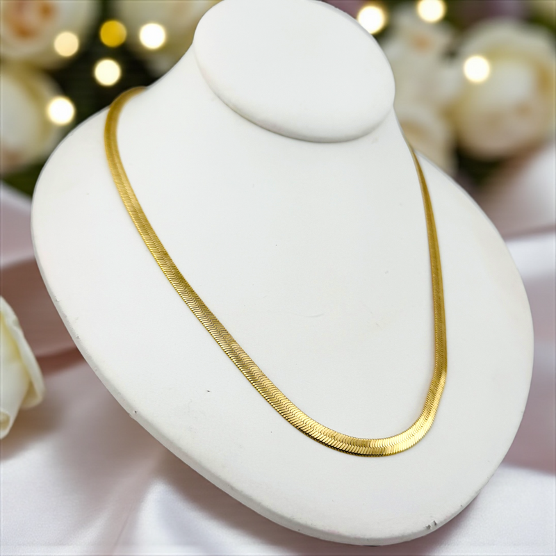 14K / SNAKE FASHION NECKLACE 20” N143