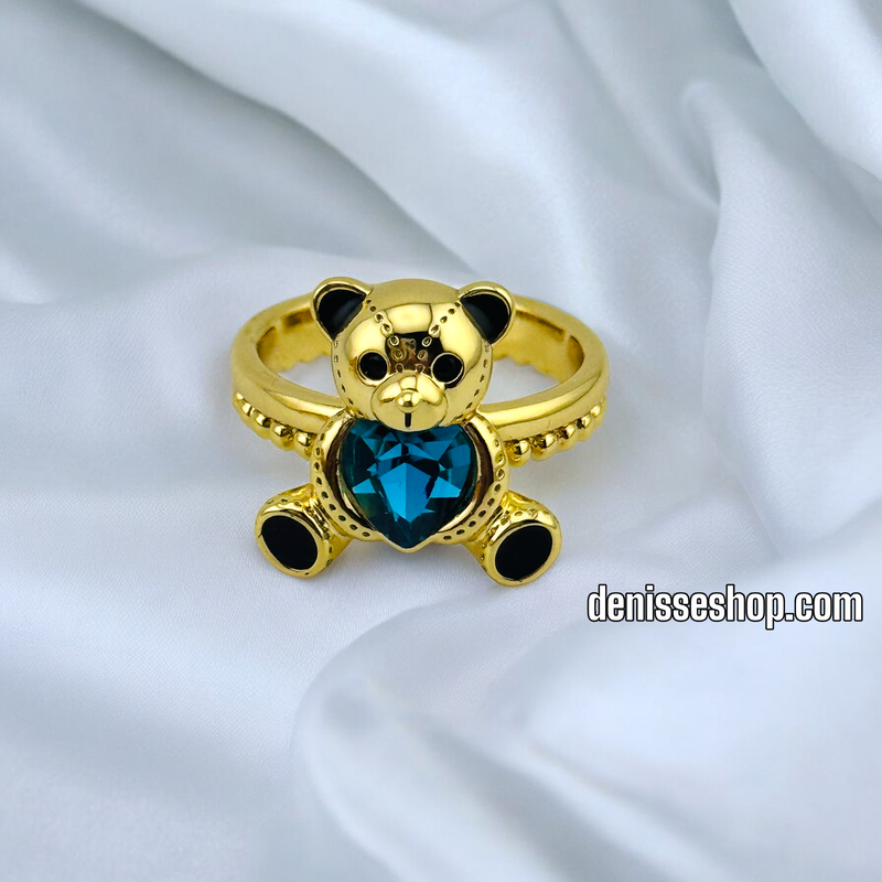 14K BEAR ADJUSTABLE RING RG338