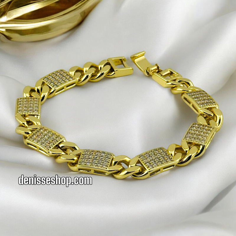 14K CUBAN FASHION BRACELET BR461