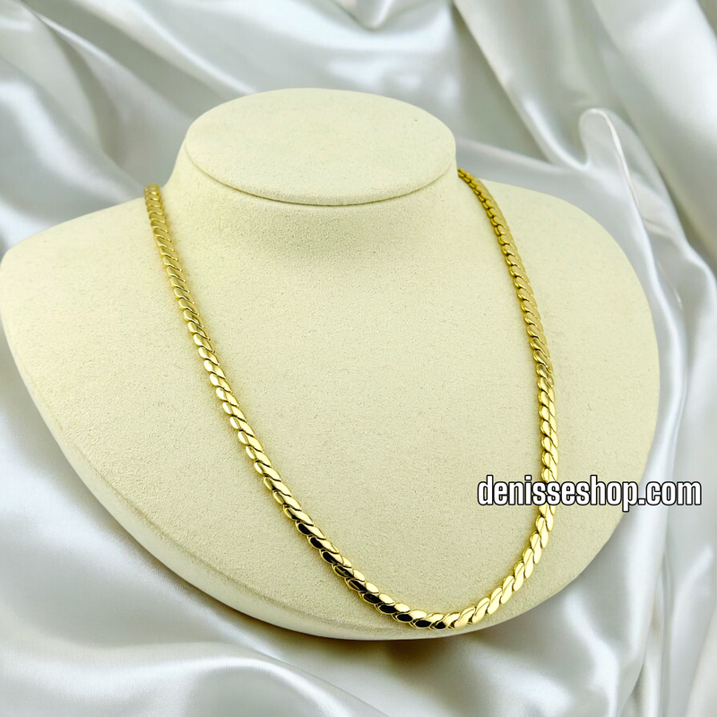 14K GOLD  NECKLACE AND BRACELET SET N35