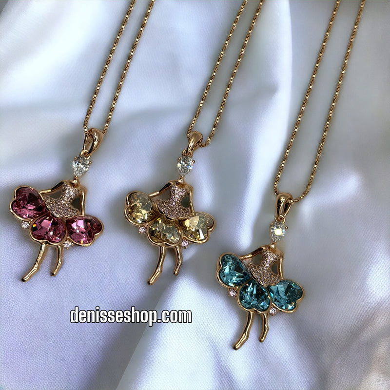 18K BALLERINE NECKLACE P289