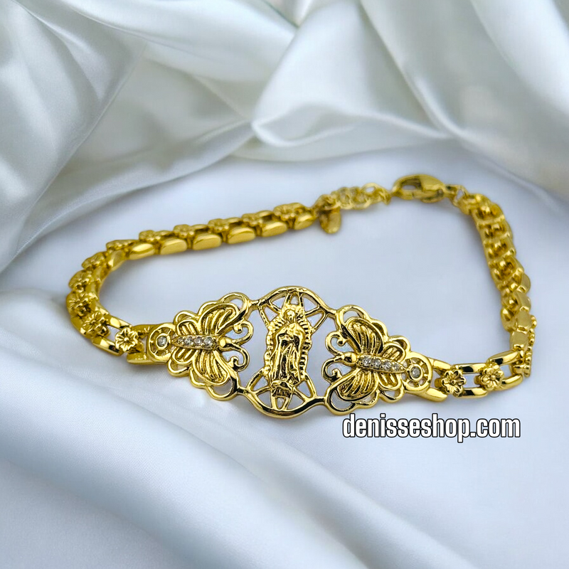 14K WOMEN VIRGEN MARY BRACELET BR610