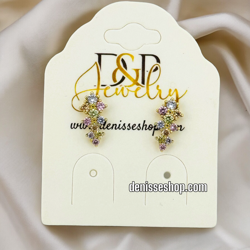 14K SOFT COLORS EARRING E561