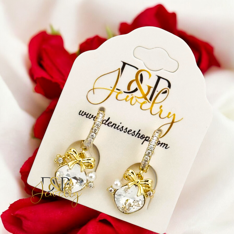 14K ELEGANT  DESIGN HOOP HP693
