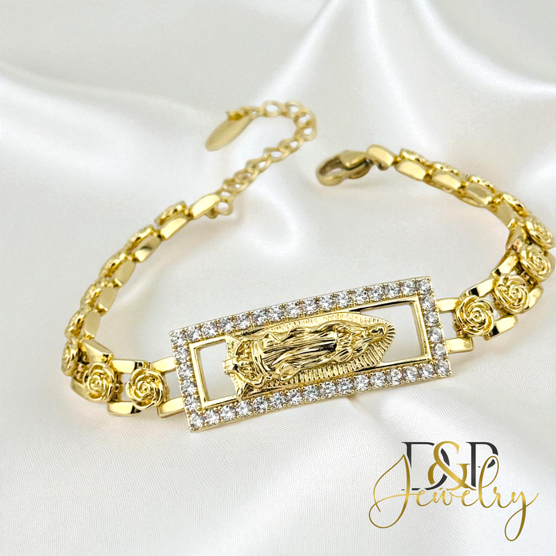 14K MARY VIRGIN BRACELET BR793