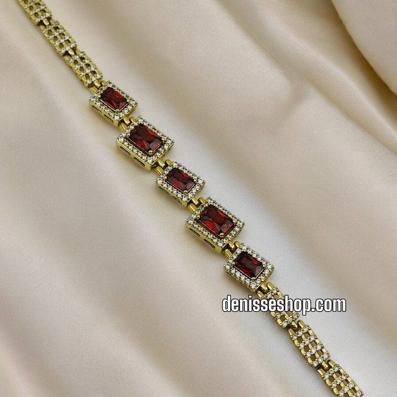 14K RED BRACELET BR350