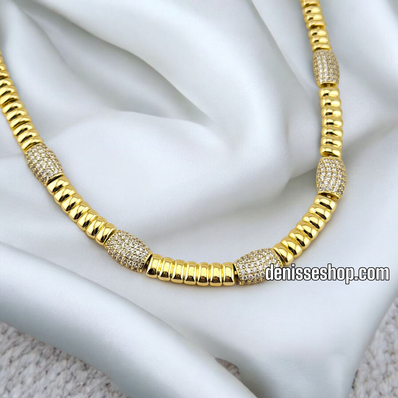 14K FASHION SNAKE NECKLACE  N232