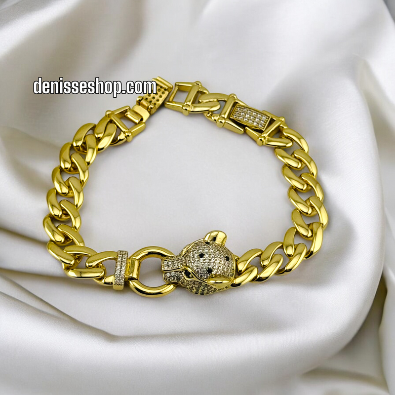 14K /WOMAN PUMA HEAD BRACELET BR571